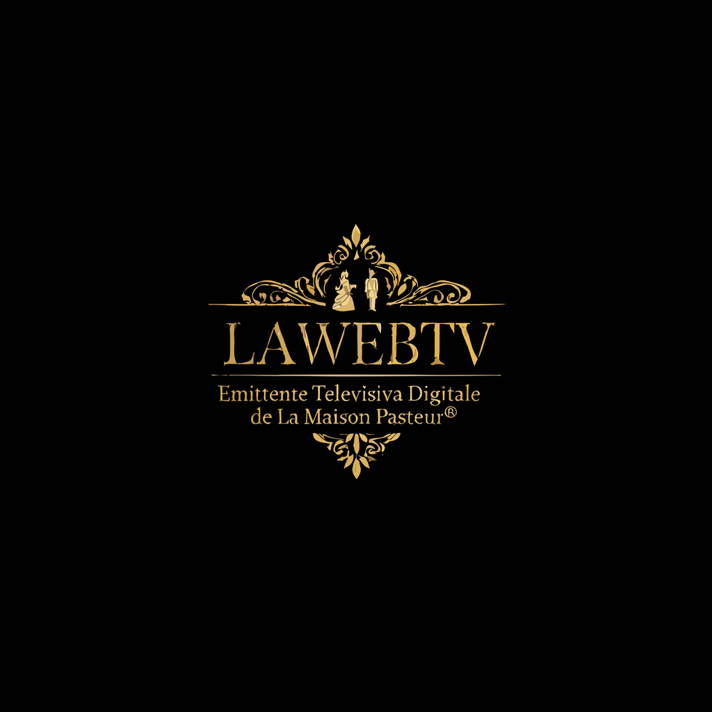 Logo LAWEBTV emittente televisiva digitale della prestigiosa Casa di Alta Moda La Maison Pasteur®
